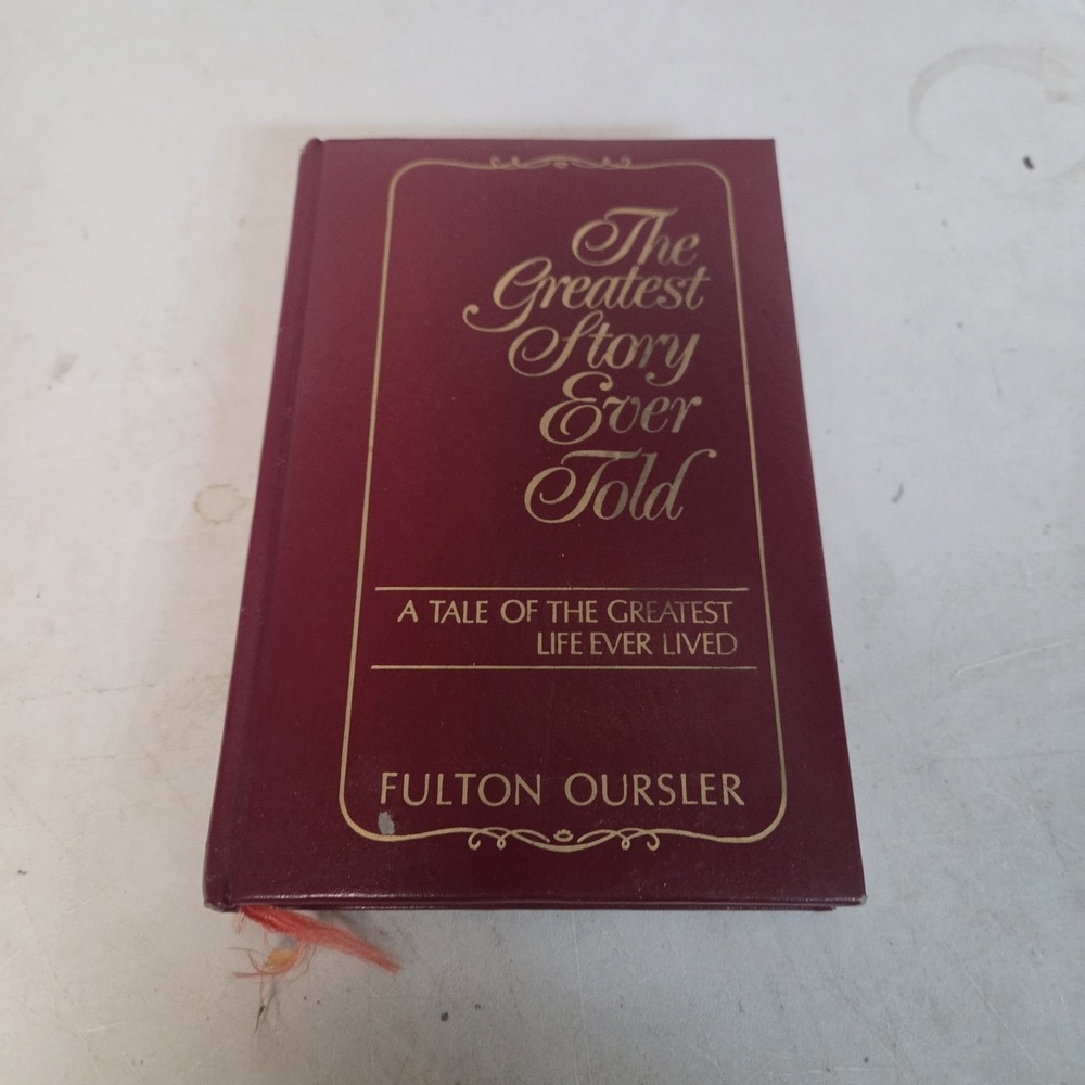 Fulton Oursler 1949 Vintage Hardcover Book the Greatest Story Ever Told